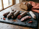 Feurige Salami Snack – 100 g | Mini-Salami mit Chili & Edelschimmel | Scharfer Jausen-Snack