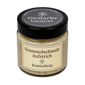 Grammelschmalz Aufstrich im Glas – 100g | Deftiger Genuss mit Röstzwiebel & Gewürzen - kumitzborgo.shop