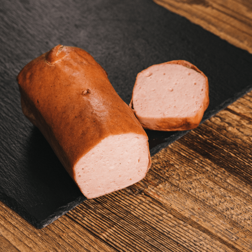 Leberkäse – ca. 500 g | Rauchofen - Leberkäse aus Österreich | Zum Backen oder kalt genießen - kumitzborgo.shop