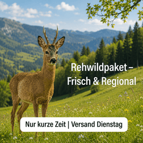 Rehfleischpaket 3kg – zart, fein & aus freier Wildbahn 3kg - kumitzborgo.shop