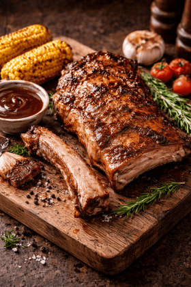 Sous - Vide Spareribs „Mamasita“ – mild gewürzt vom österreichischen Schwein ca. 1 kg - kumitzborgo.shop