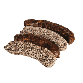 Wilde Hauswürstl – Pfeffer & Classic Mix ca. 160 g | Geräucherte Wildwurst für die Jause - kumitzborgo.shop