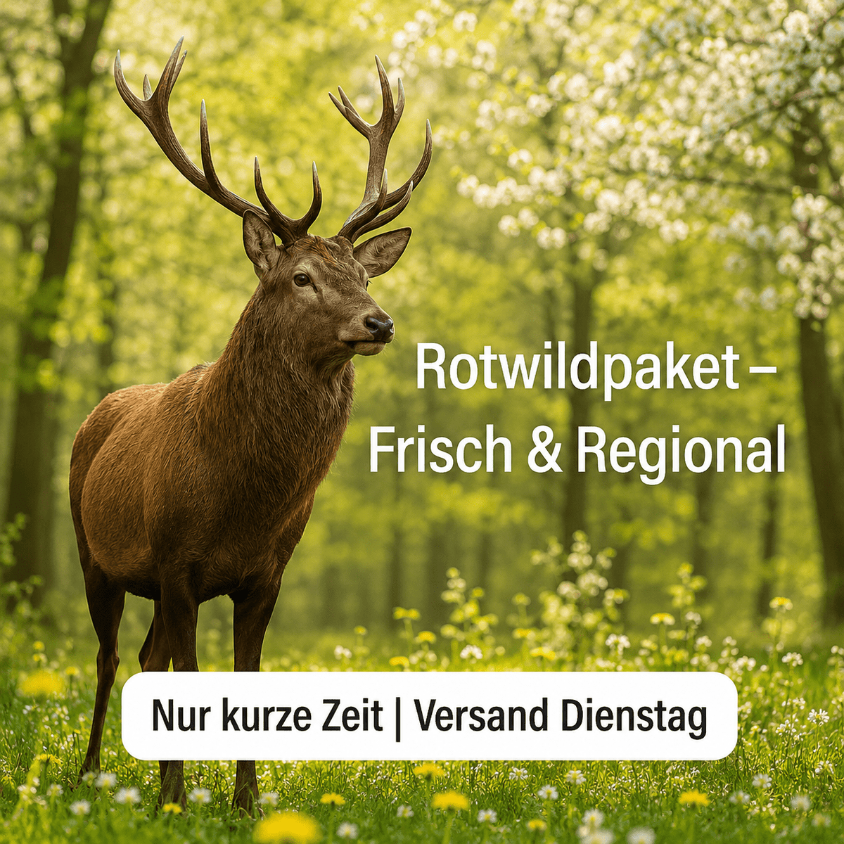 Wildfleischpaket Rotwild 3kg und 5 kg – Faschiertes, Gulasch, Braten, Rücken & Filet | Kumitzberg - kumitzborgo.shop