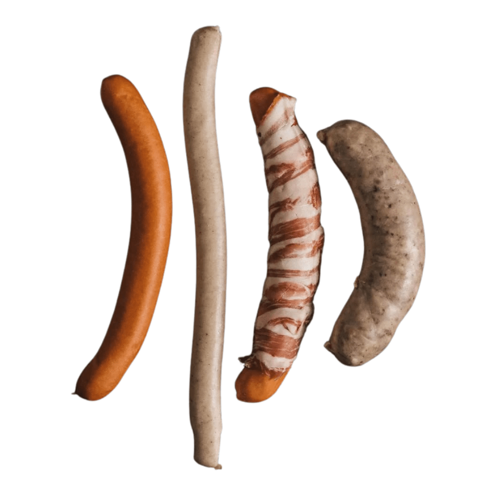 Würstl Grillmix – Frankfurter, Debreziner, Käsekrainer & Nürnberger | 4 - fach Genuss für Grill & Pfanne - kumitzborgo.shop